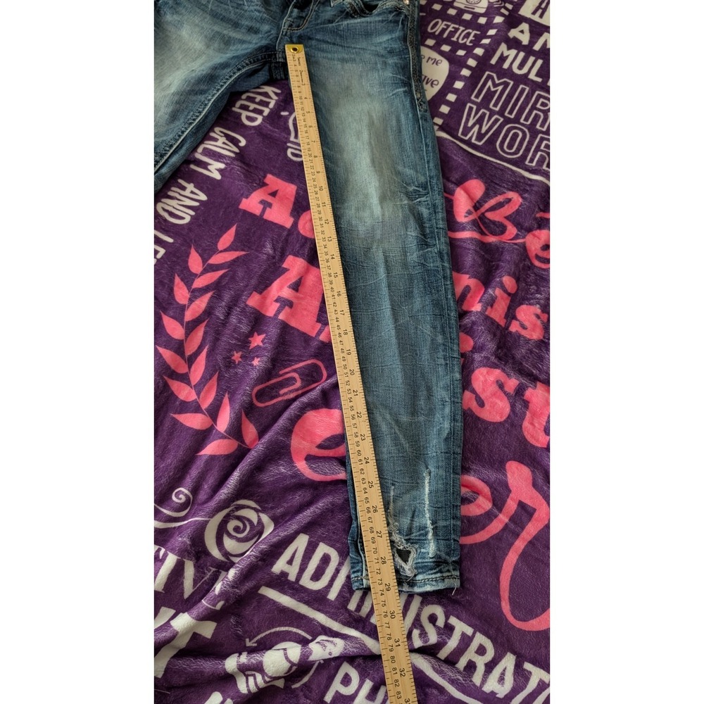 Rock Revival Jeans Women's Size 27 Pilkin Skinny Mid-rise Buckle - Picture 3 of 7